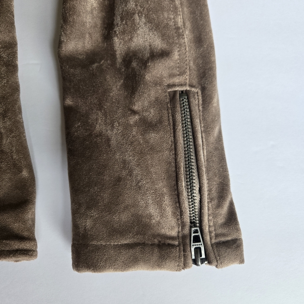 BLANKNYC Women's Taupe Suede Jacket.Size L - Picture 13 of 16